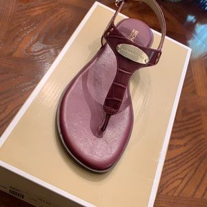 Michael Kors Plate Thong Sandal